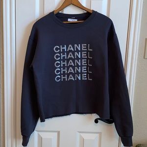 Chanel print sweatshirt